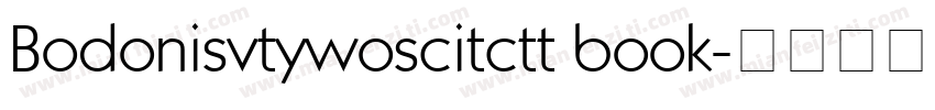 Bodonisvtywoscitctt book字体转换